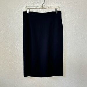 Theory Navy Blue Knit Pencil Skirt Size 8